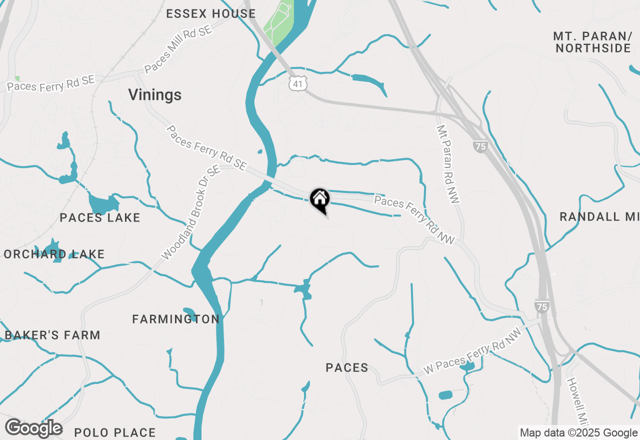 Map of 1919 River Forest Road Nw, Atlanta, GA 30327