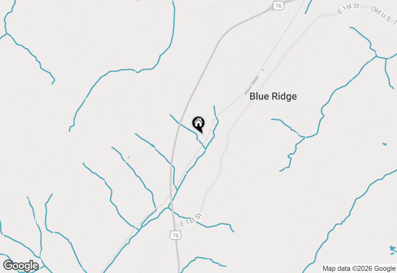 Map of 312 Covered Bridge Lane, Blue Ridge, GA 30513