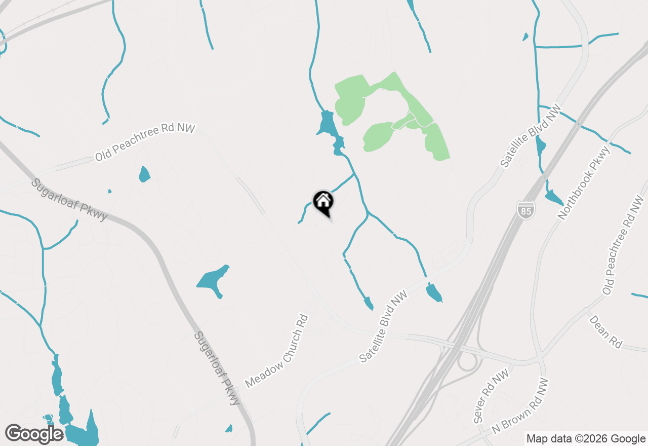 Map of 1550 Belmont Hills Drive, Suwanee, GA 30024