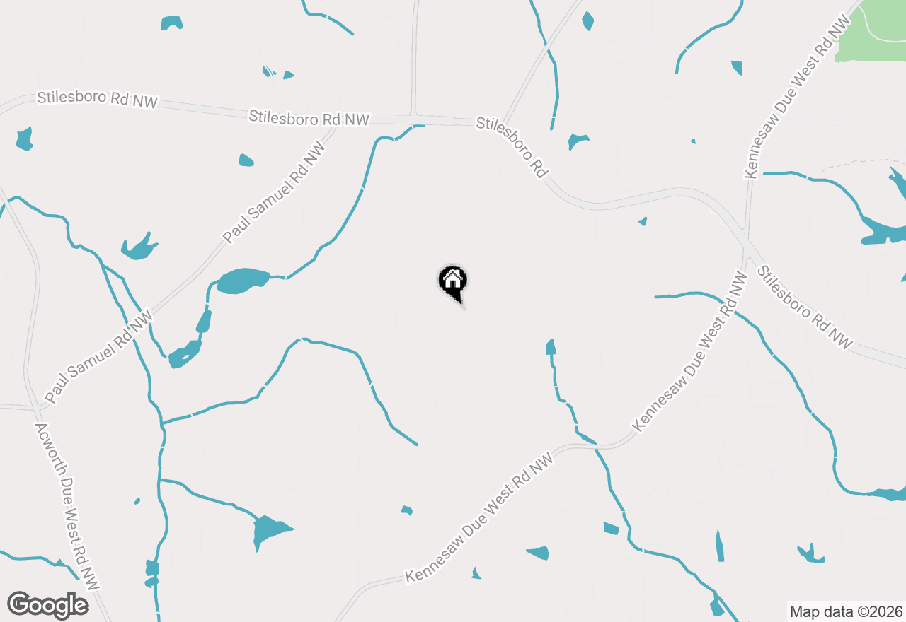 Map of 1441 Beaumont Drive Nw, Kennesaw, GA 30152