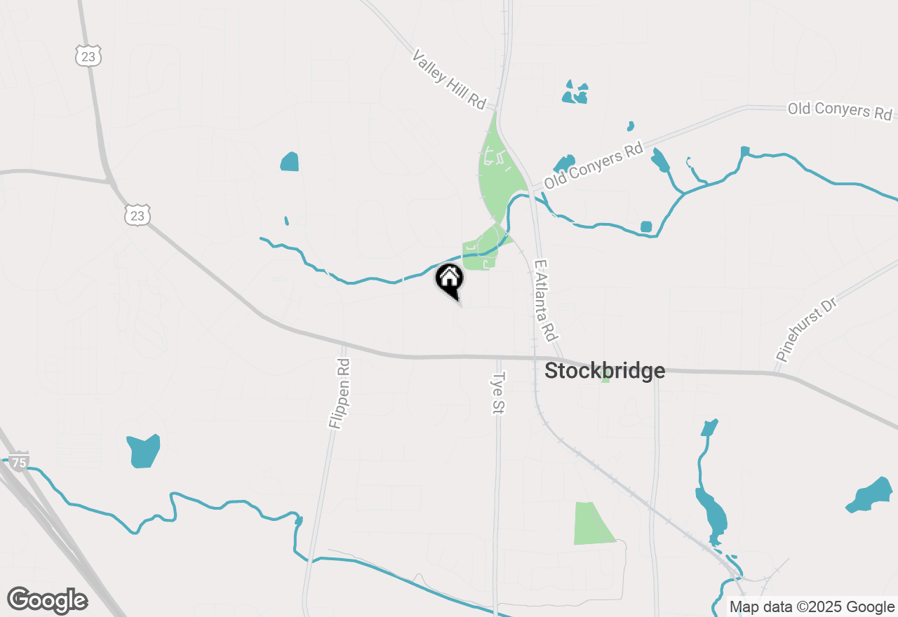 Map of 317 Oak Hill Terrace, Stockbridge, GA 30281