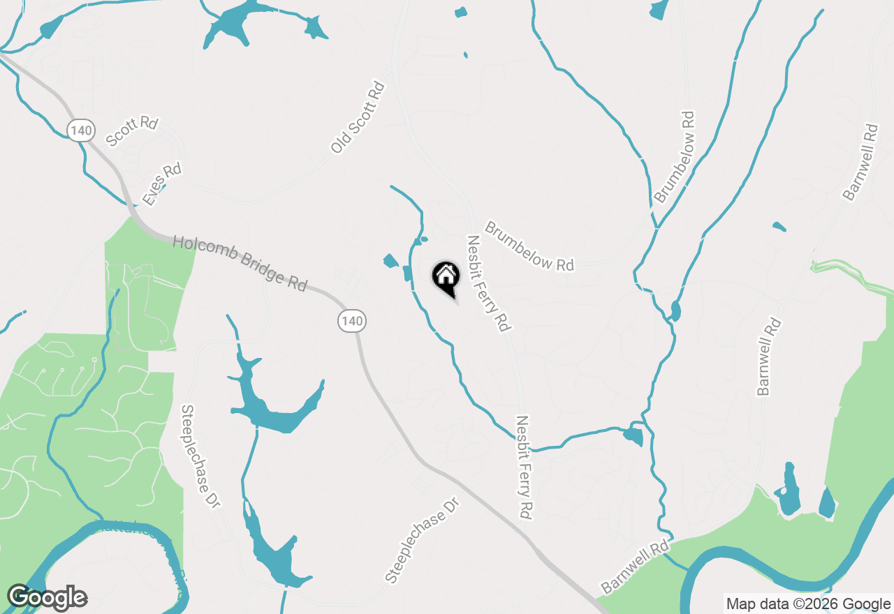 Map of 90 Regency Road, Roswell, GA 30022
