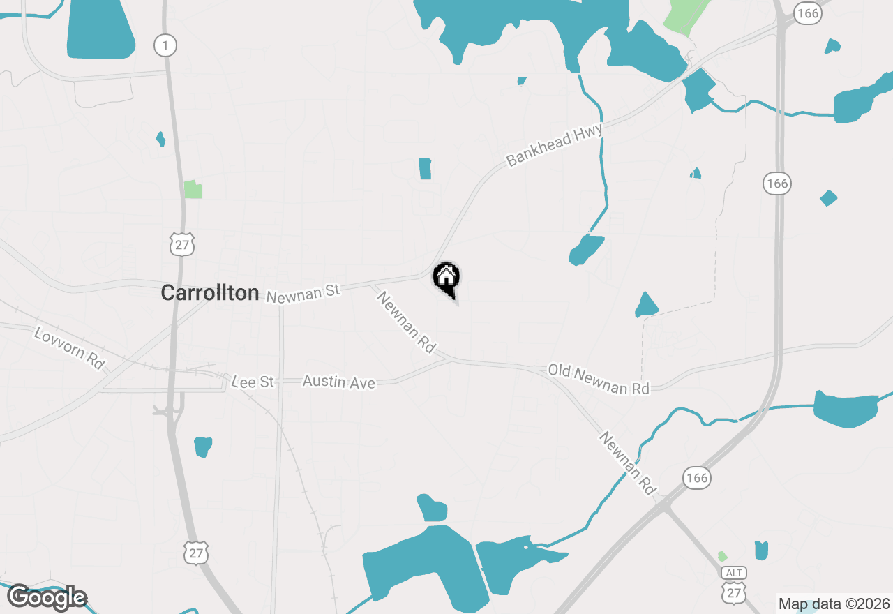 Map of 206 Mandeville Avenue, Carrollton, GA 30117