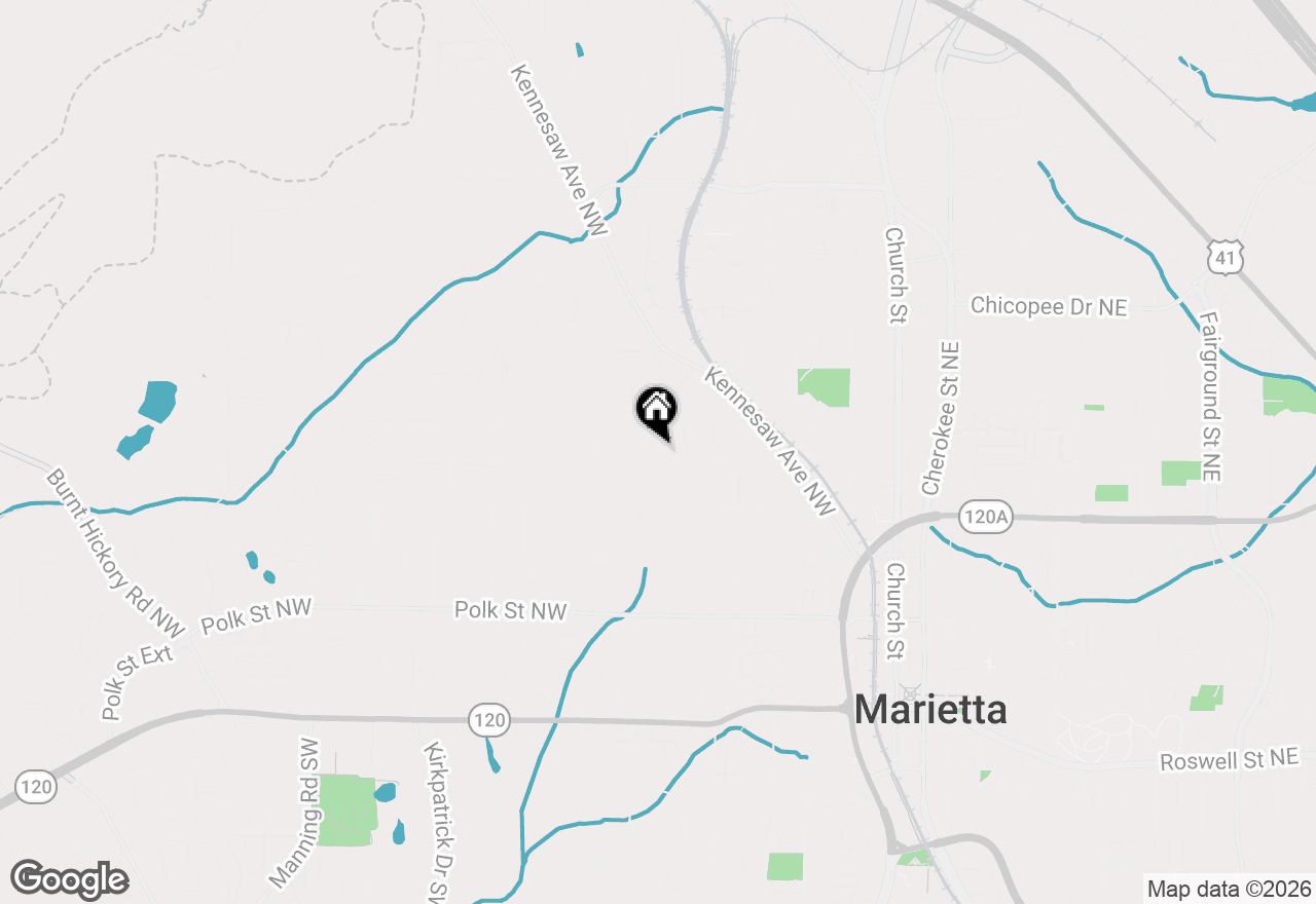 Map of 272 Atwood Drive, Marietta, GA 30064