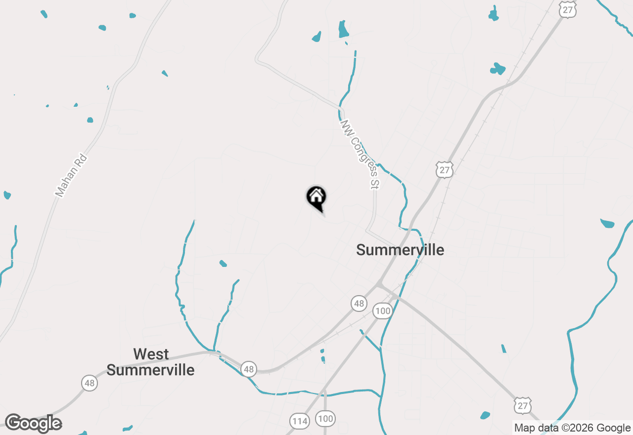 Map of 189 Sturdivant Drive, Summerville, GA 30747