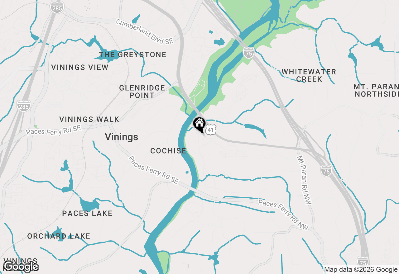 Map of 4414 Paces Battle Nw, Atlanta, GA 30327