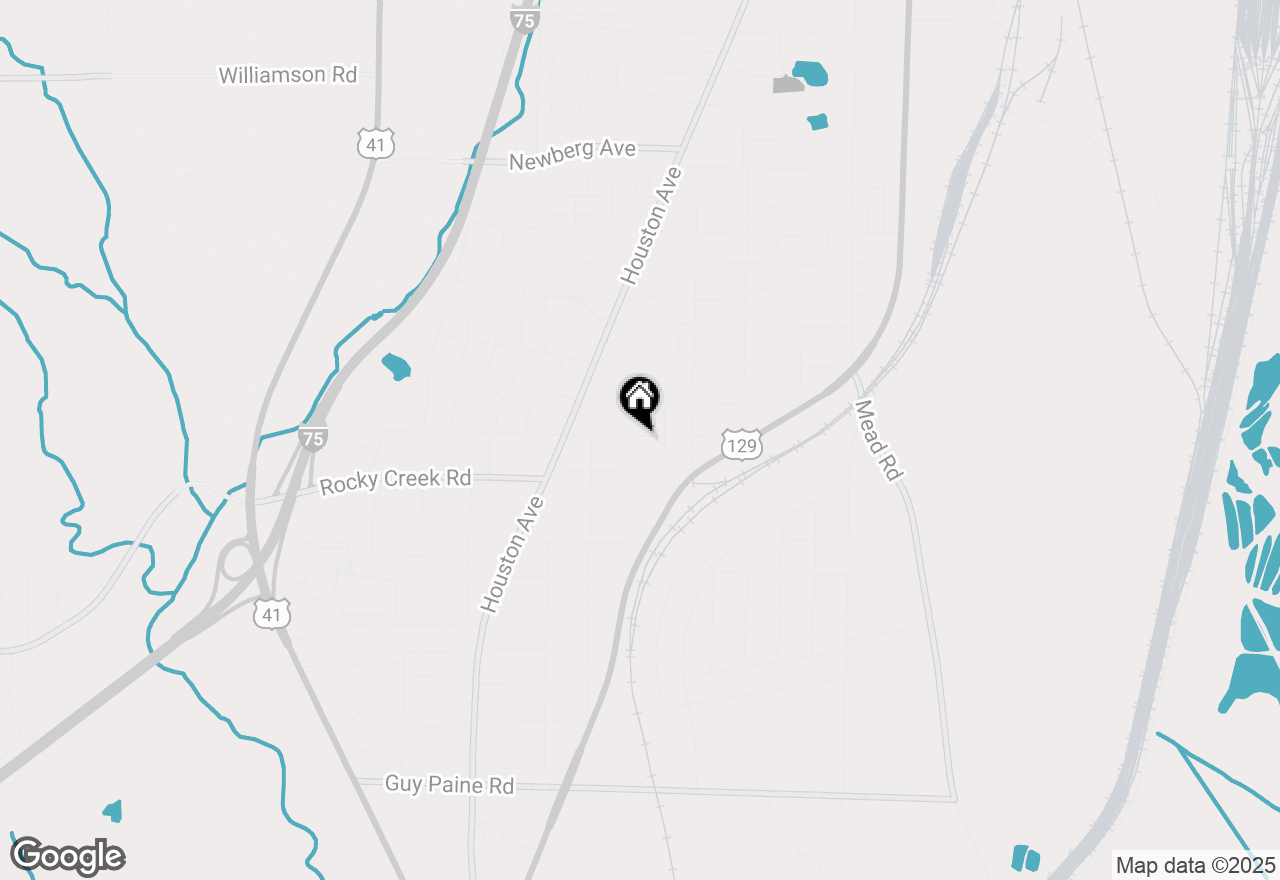 Map of 836 Grady Street S, Macon, GA 31206