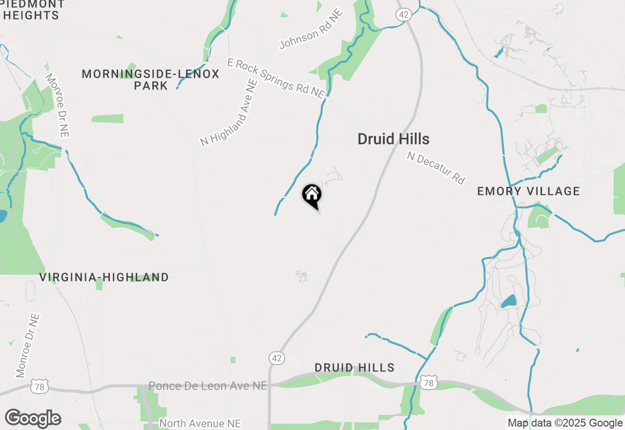 Map of 1157 Hancock Drive Ne, Atlanta, GA 30306