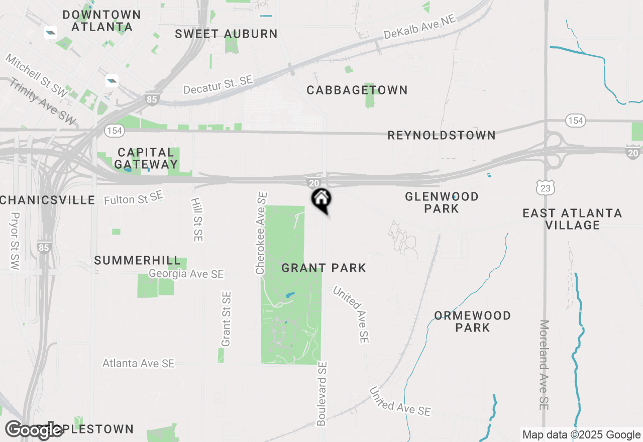Map of 513 Boulevard Se, Atlanta, GA 30312