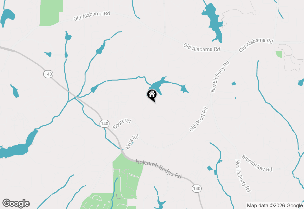 Map of 115 Forest Breeze Cove, Alpharetta, GA 30022