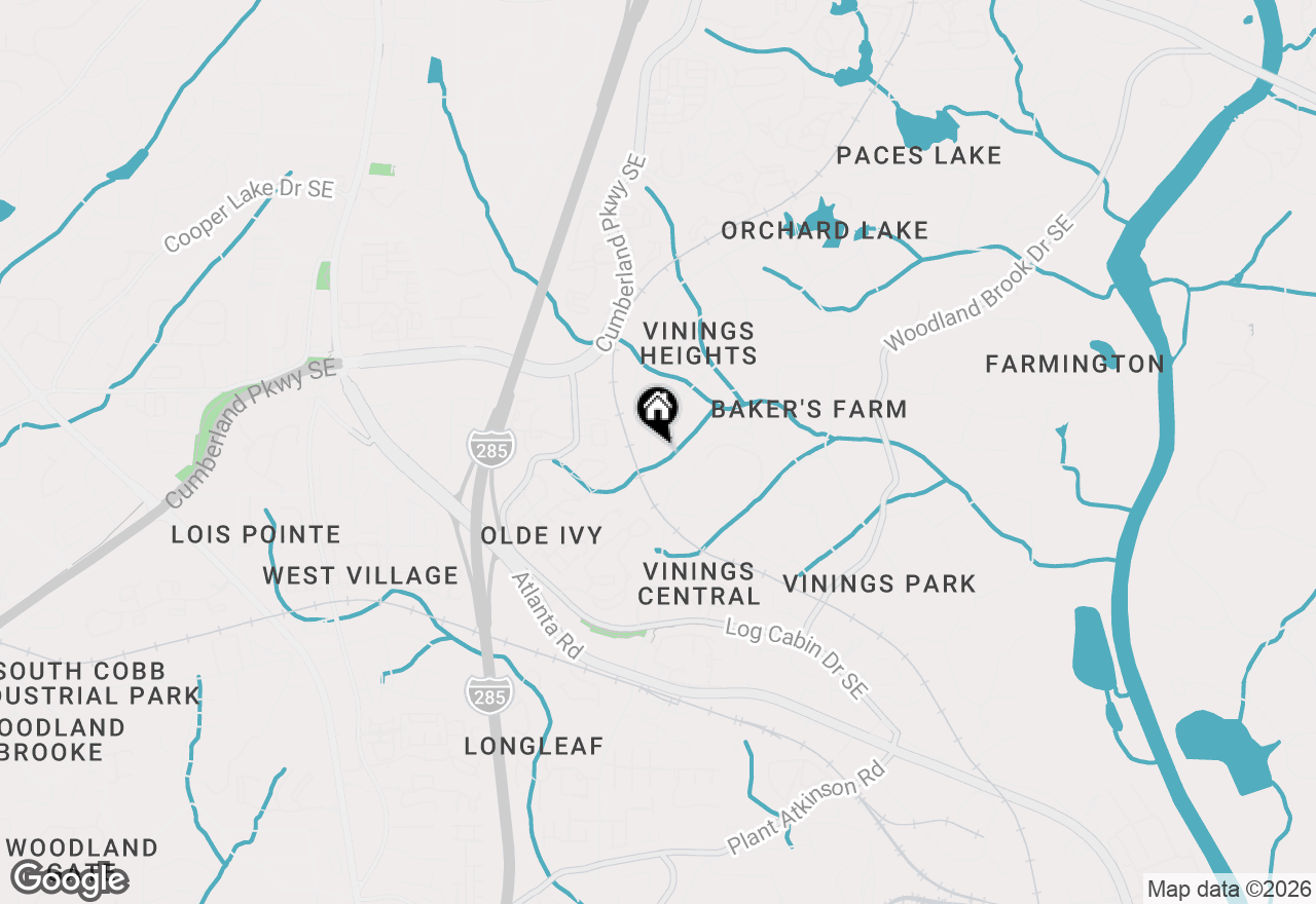 Map of 4329 Orchard Valley Drive Se, Atlanta, GA 30339