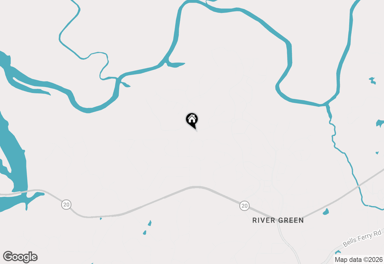 Map of 319 River Green Avenue, Canton, GA 30114