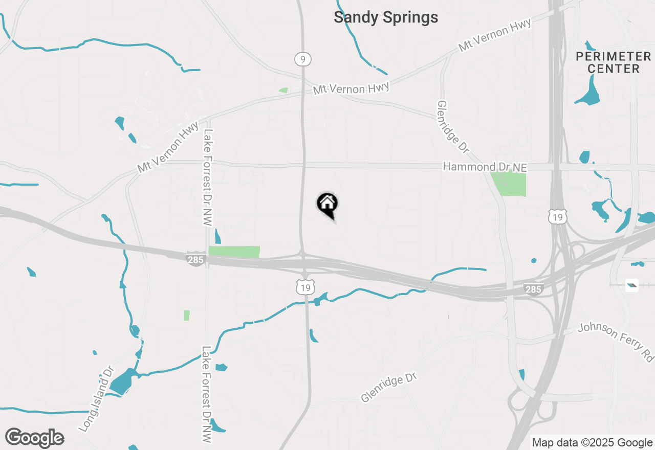 Map of 309 Penny Court #309, Sandy Springs, GA 30328