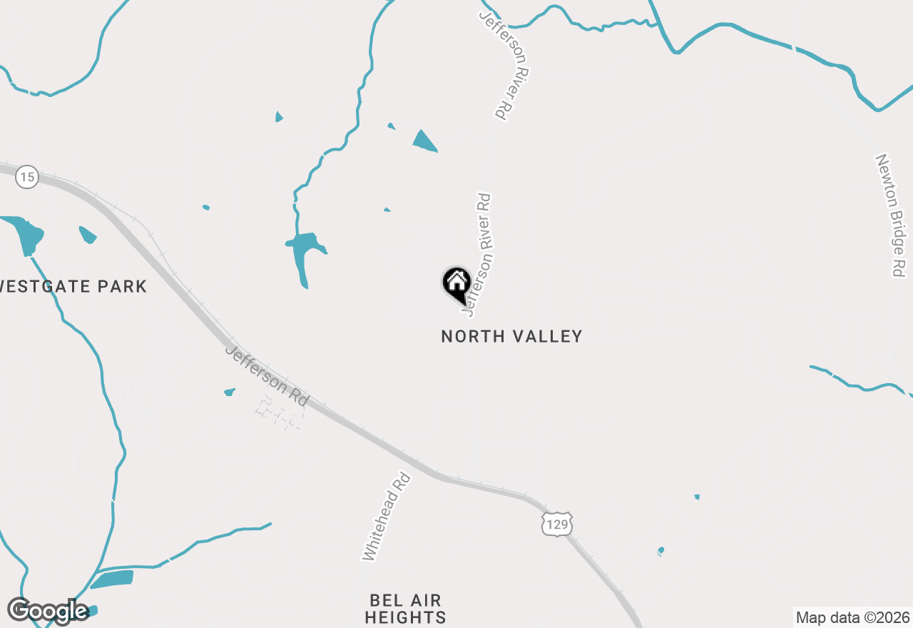 Map of 108 Alice Walker Drive, Athens, GA 30607