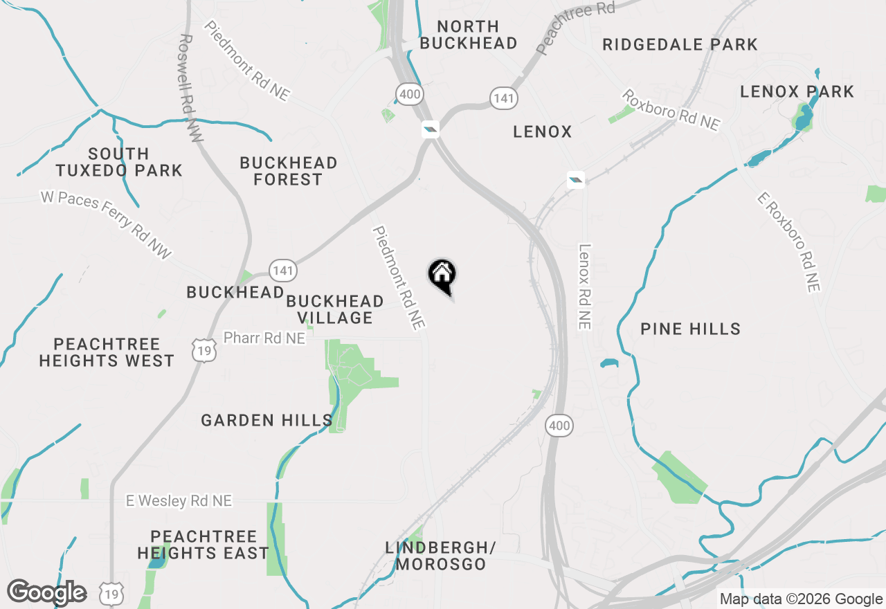 Map of 3068 Peachtree Drive Ne, Atlanta, GA 30305