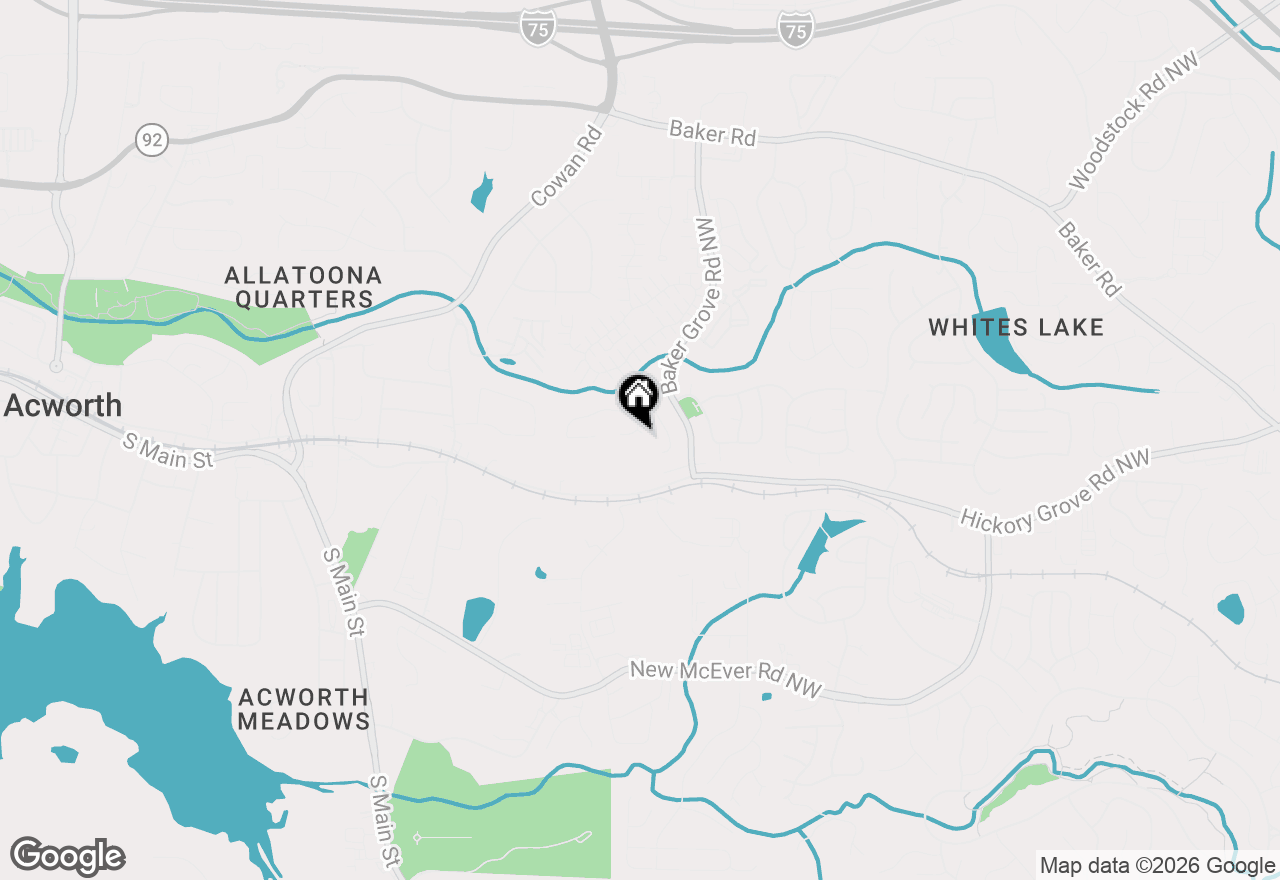 Map of 3393 Orange Lane Nw, Acworth, GA 30101