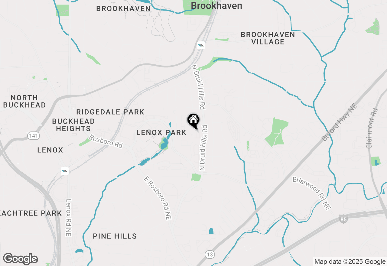 Map of 2274 Garrison Street Ne, Brookhaven, GA 30319