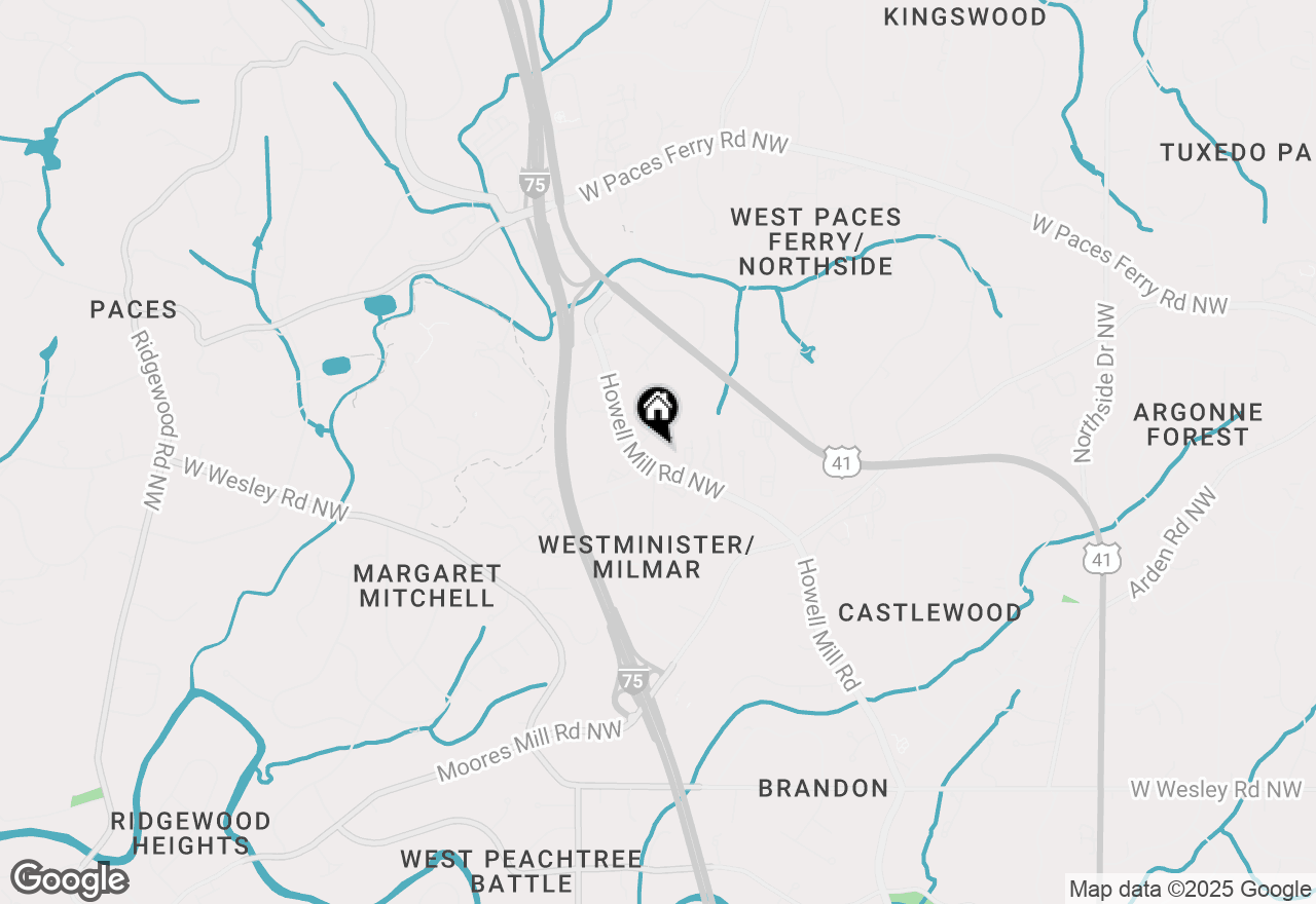 Map of 3101 Howell Mill Road Nw #121, Atlanta, GA 30327