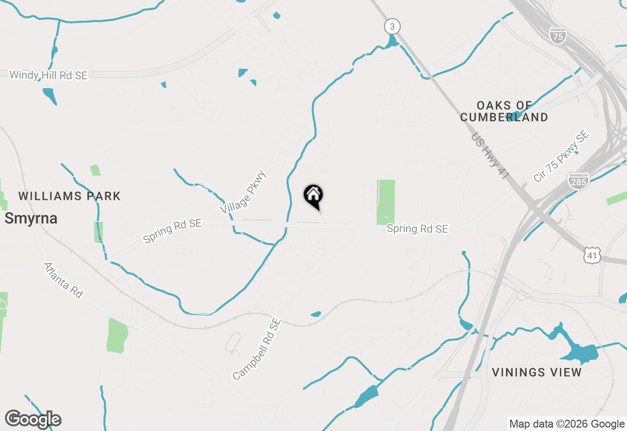 Map of 2817 Arden Way Se, Smyrna, GA 30080