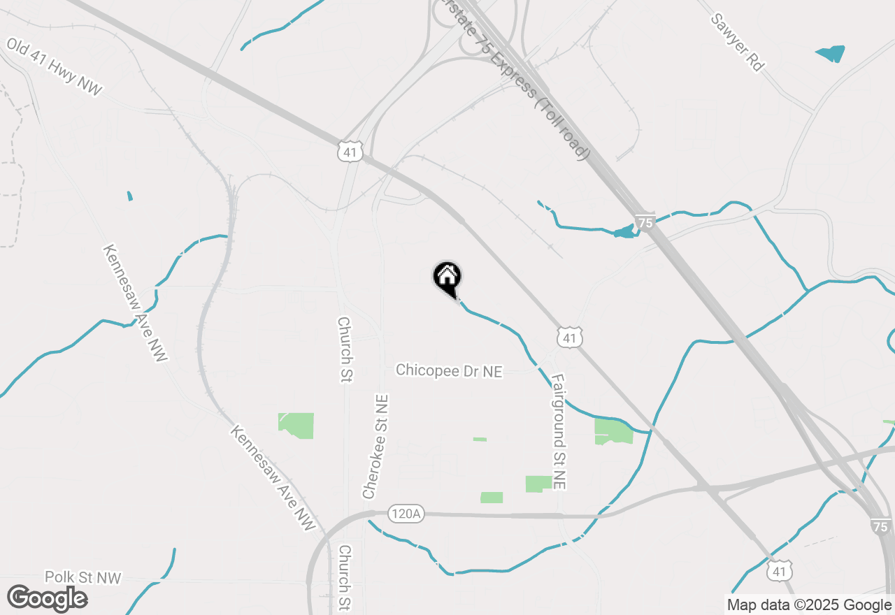 Map of 286 Sequoia Drive Ne, Marietta, GA 30060