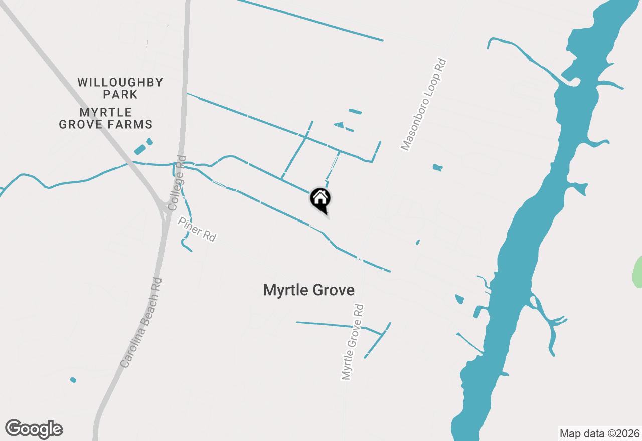 Map of 233 Brighton Road, Wilmington, NC 28409