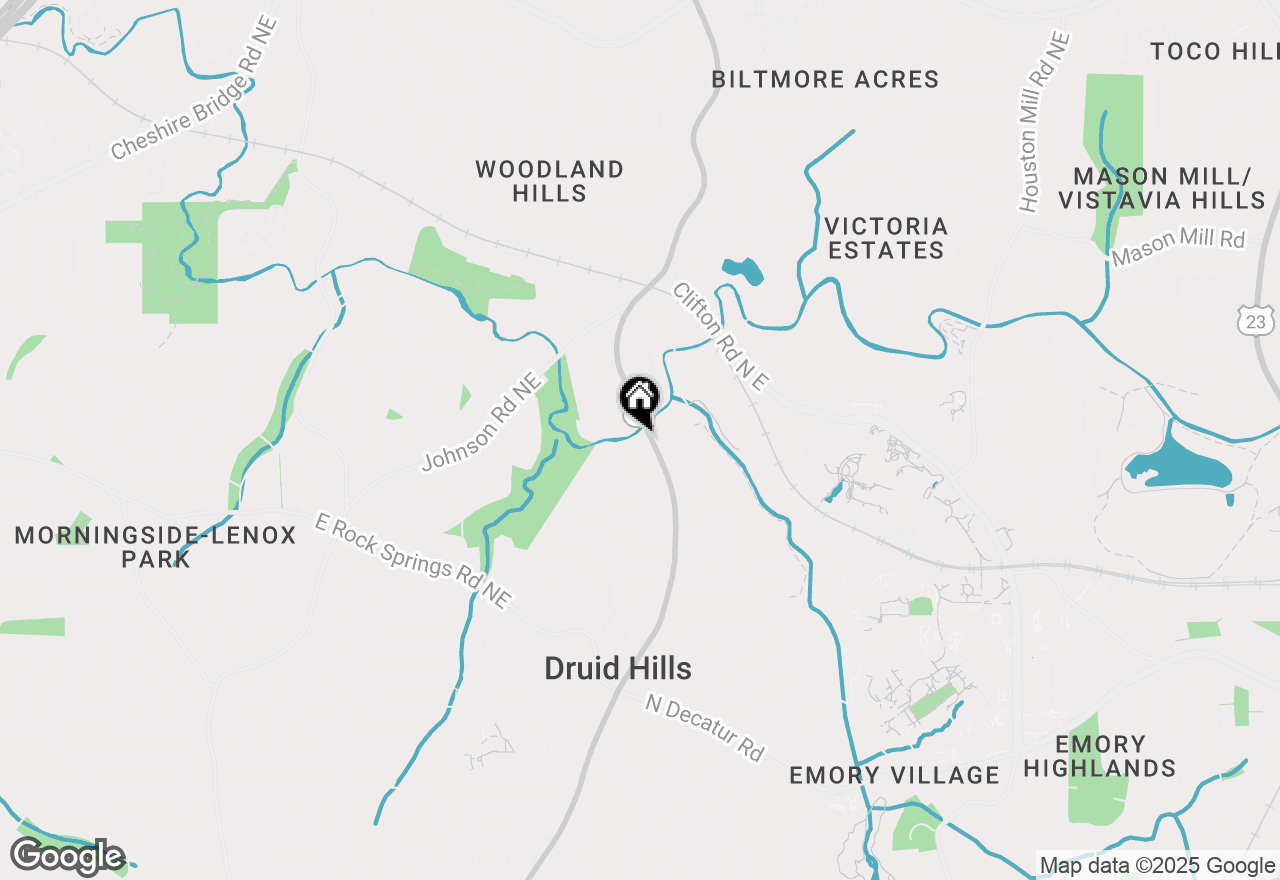 Map of 1628 Briarcliff Road Ne #18, Atlanta, GA 30306