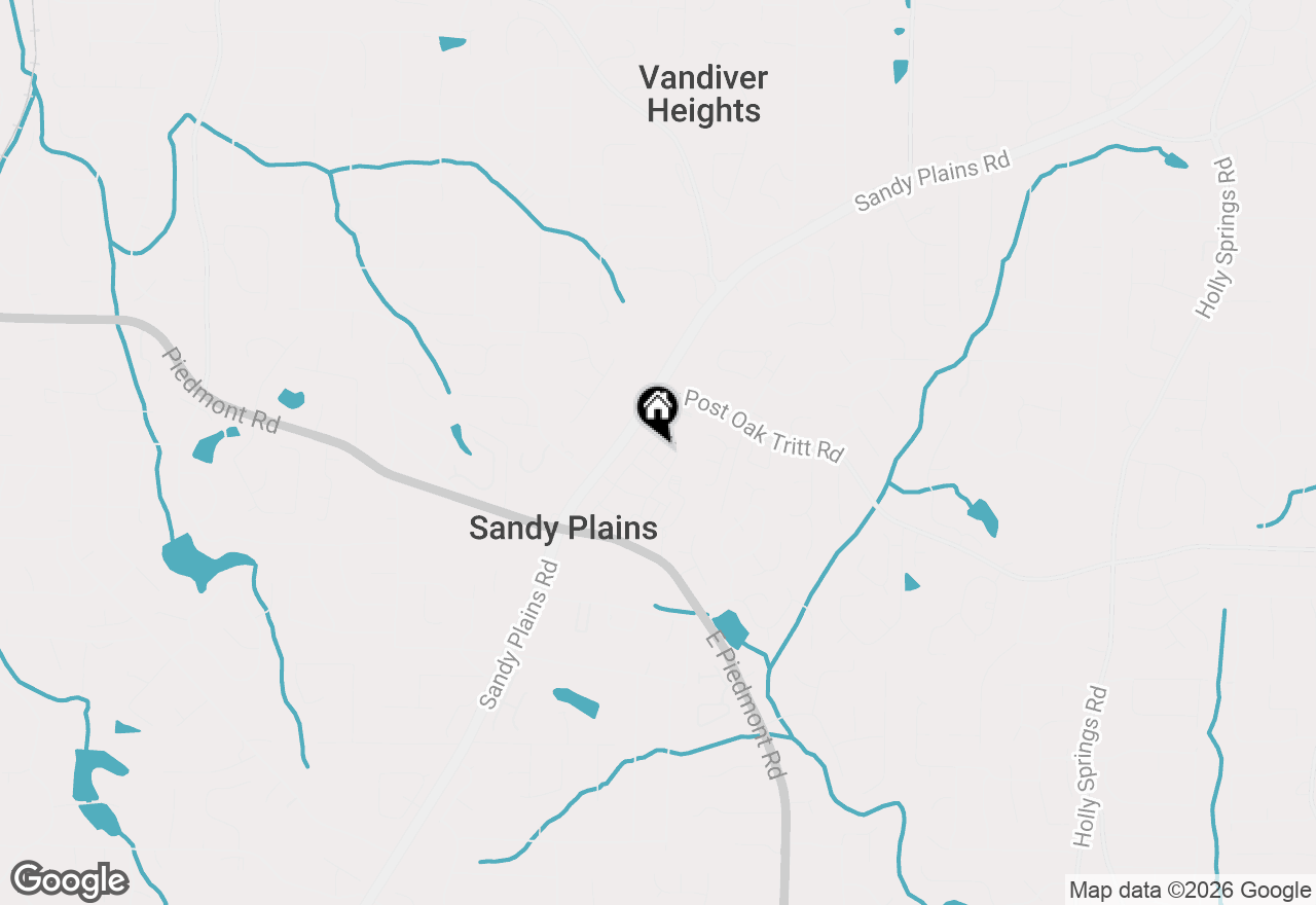 Map of 2678 Evers Drive Ne, Marietta, GA 30066