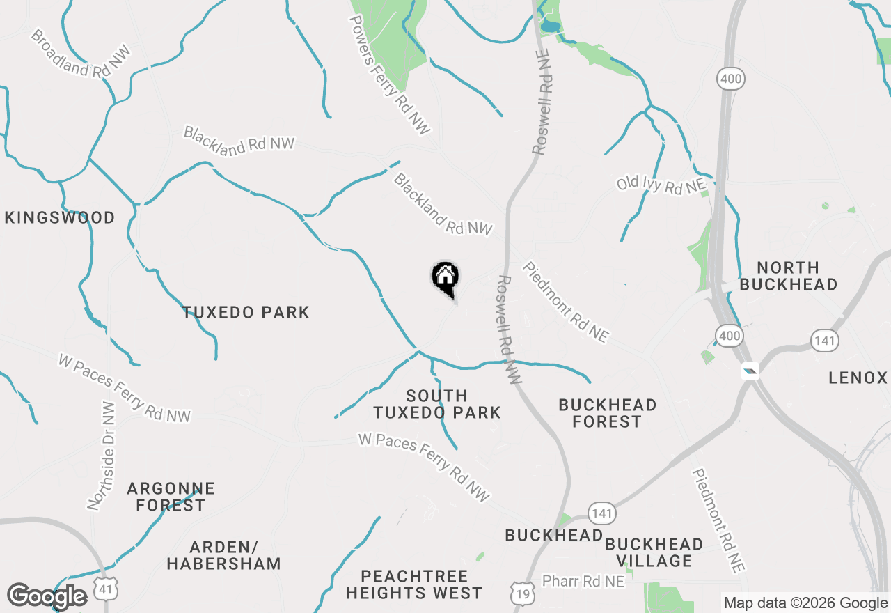 Map of 111 Habersham Valley Road Nw, Atlanta, GA 30305