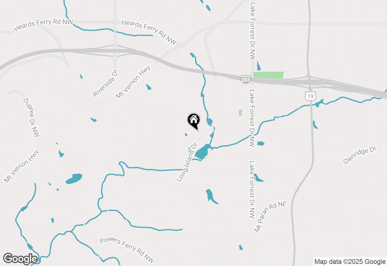 Map of 5540 Lake Island Drive, Sandy Springs, GA 30327