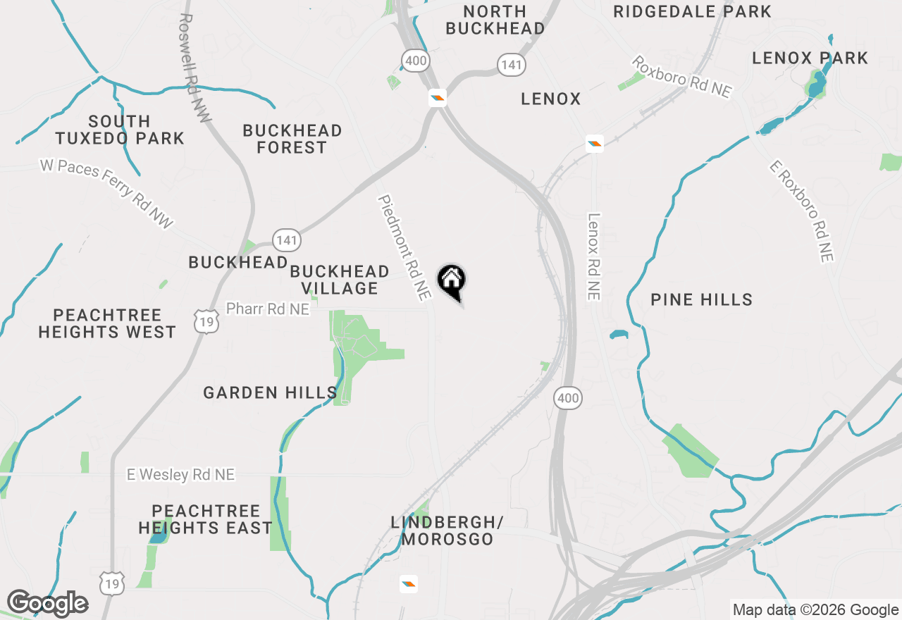Map of 614 Timm Valley Road Ne #B, Atlanta, GA 30305
