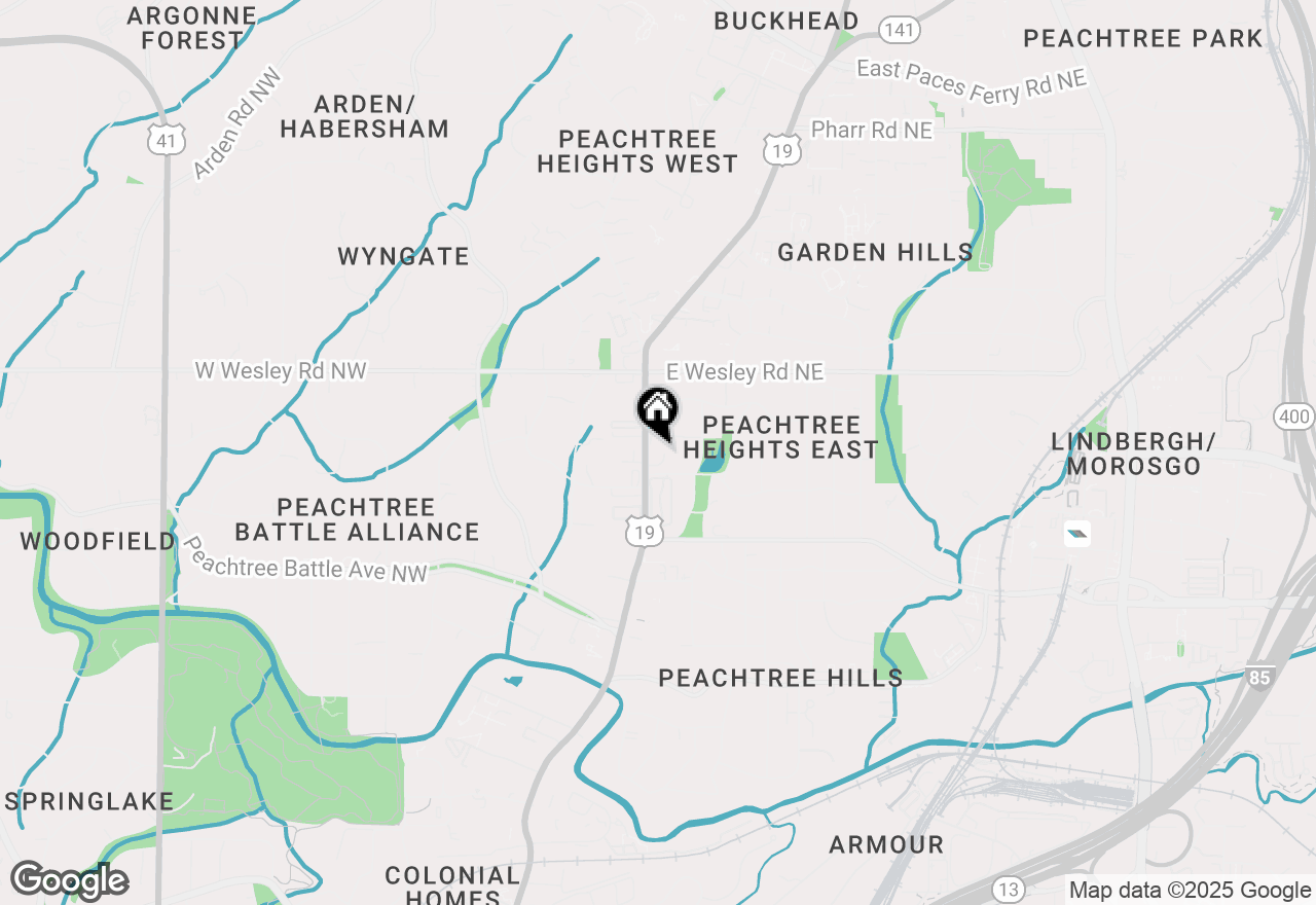 Map of 2575 Peachtree Road Ne #22C, Atlanta, GA 30305