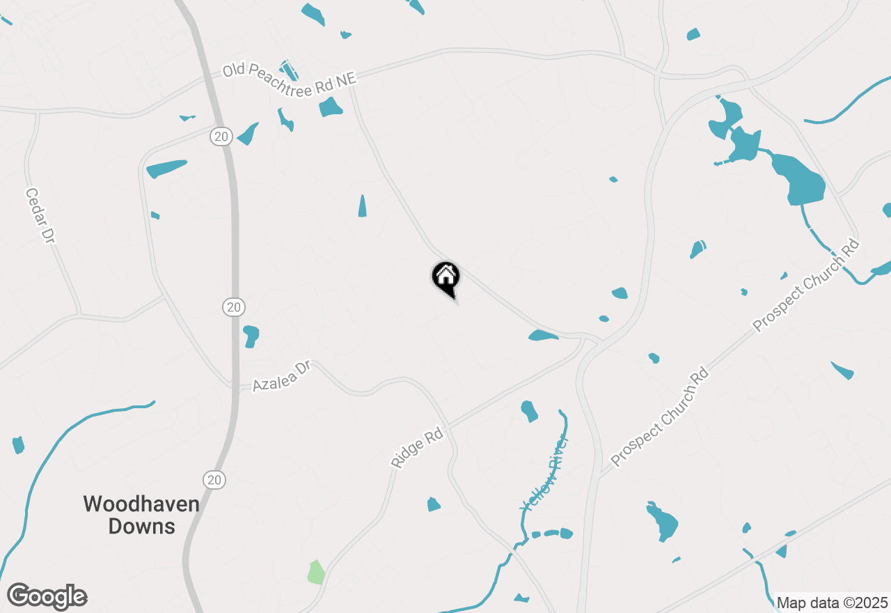 Map of 1291 Sommerset Drive, Lawrenceville, GA 30043