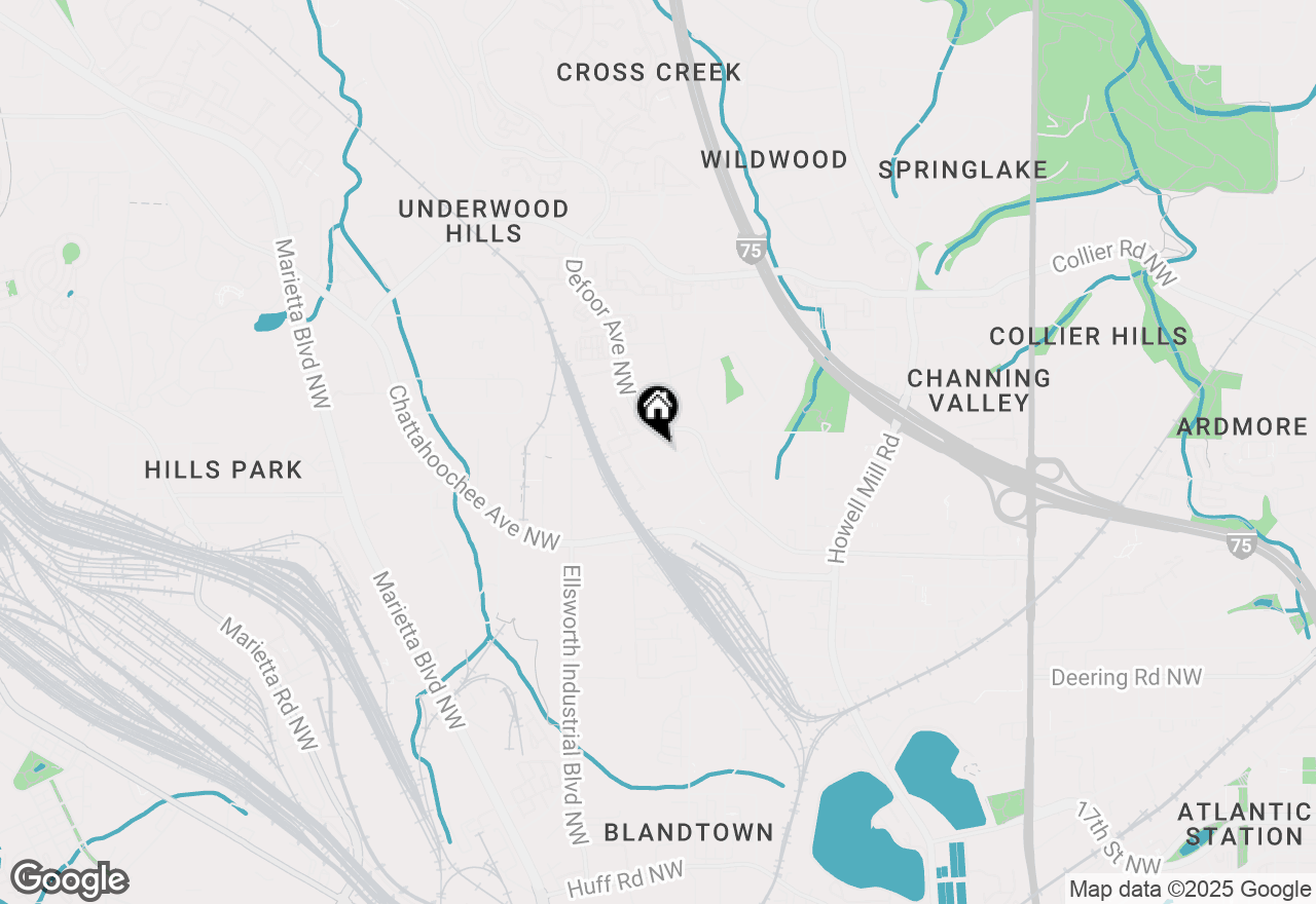 Map of 1155 Davis Place Nw, Atlanta, GA 30318