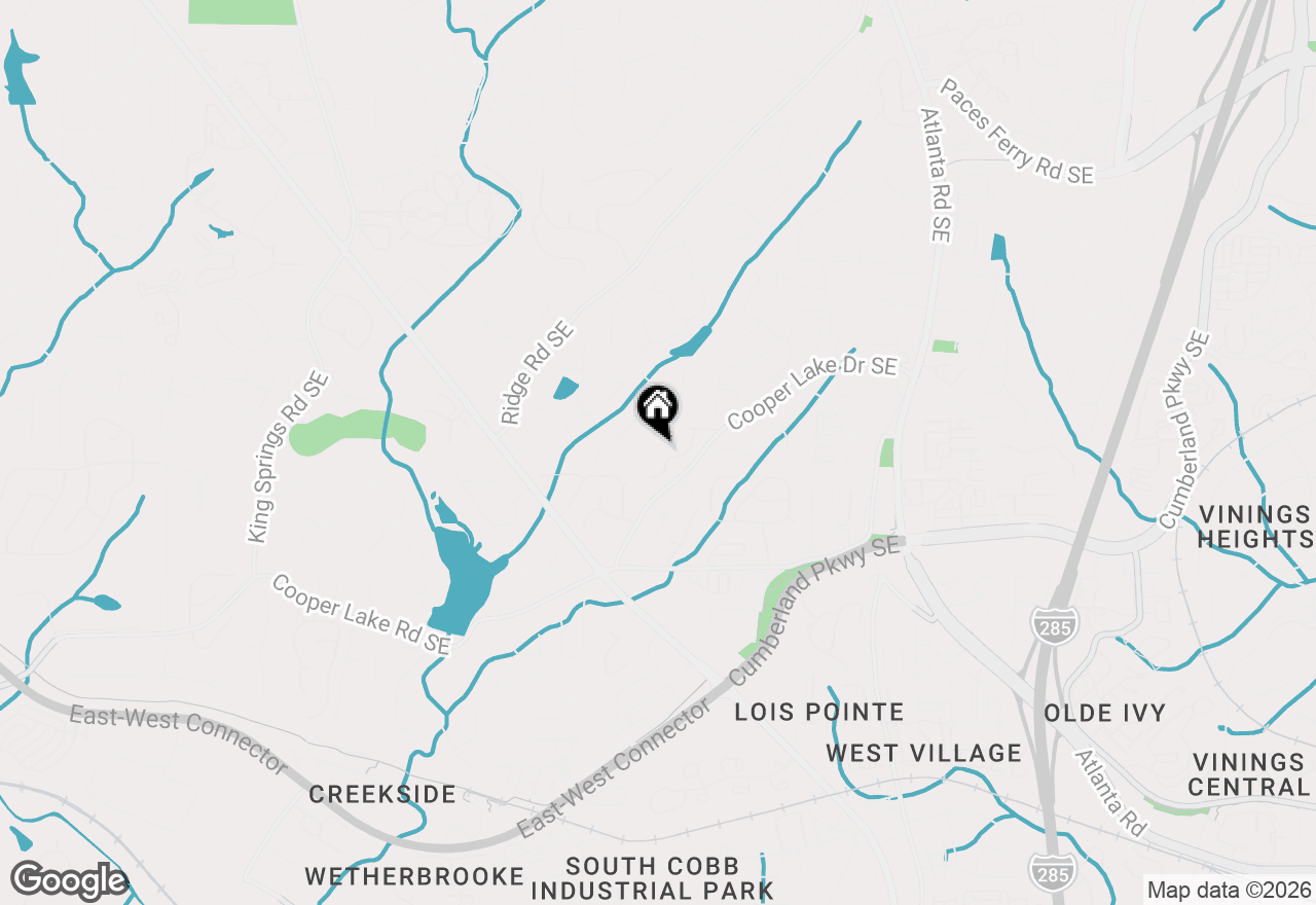 Map of 2313 Garden Park Drive Se, Smyrna, GA 30080