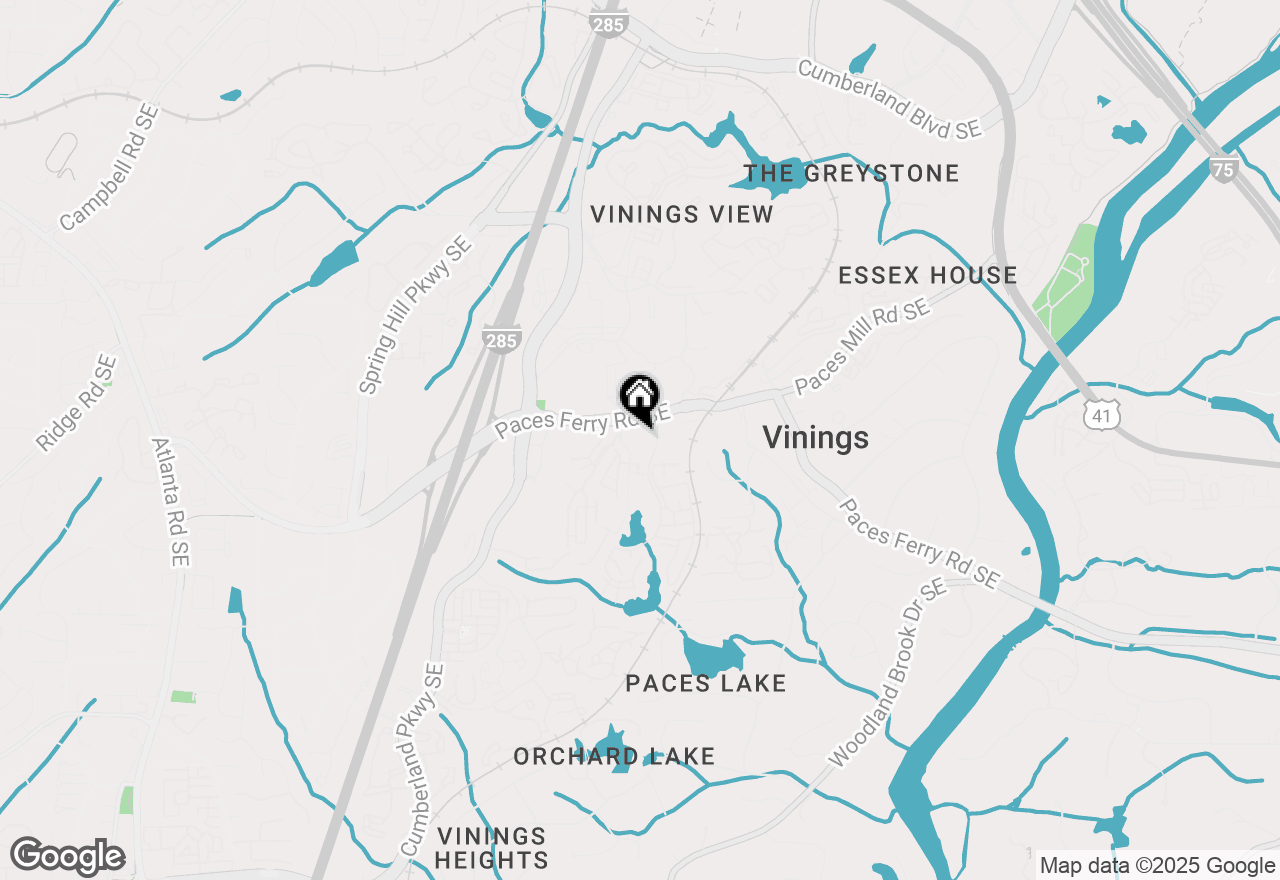 Map of 3621 Vinings Slope Se #1538, Atlanta, GA 30339