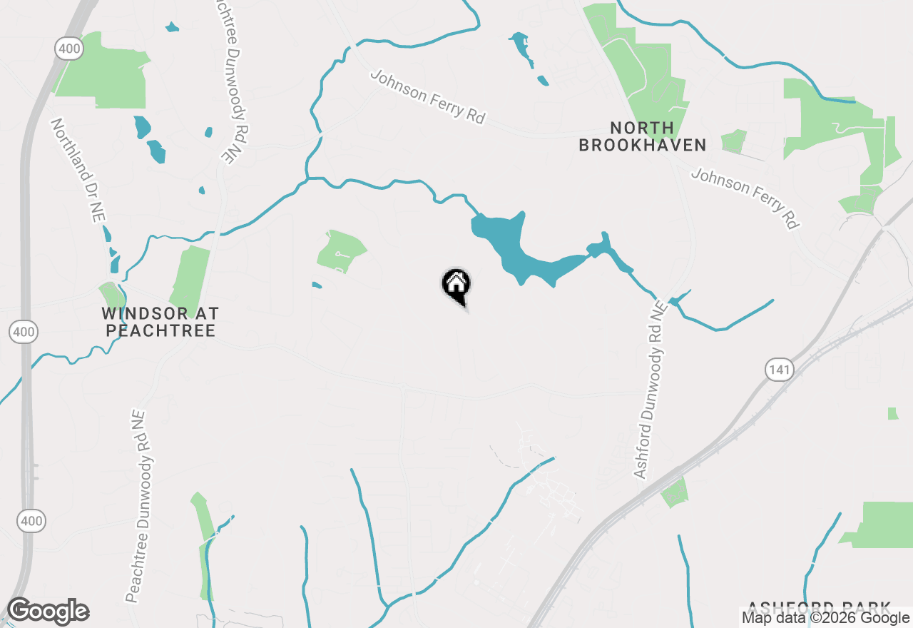 Map of 3262 Woodrow Way Ne, Brookhaven, GA 30319