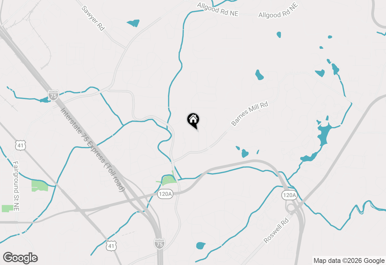 Map of 701 Coventry Township Lane, Marietta, GA 30062