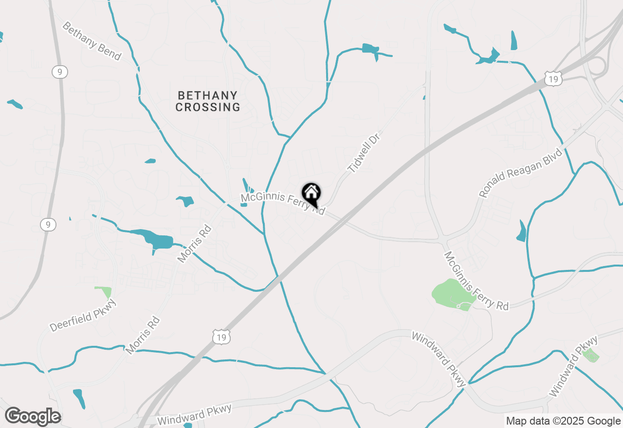 Map of 3856 Fairhill Point, Alpharetta, GA 30004