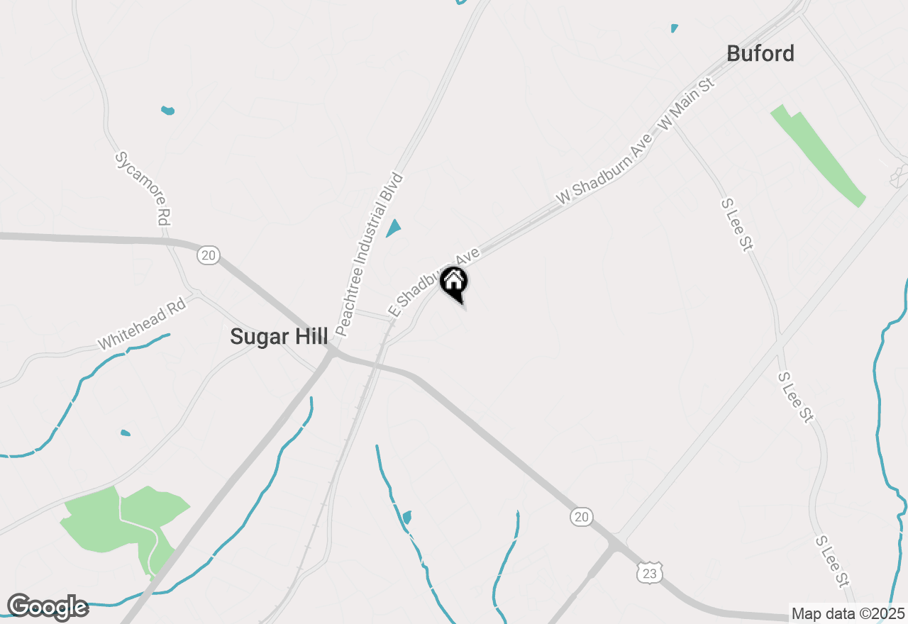 Map of 4862 White Street, Sugar Hill, GA 30518