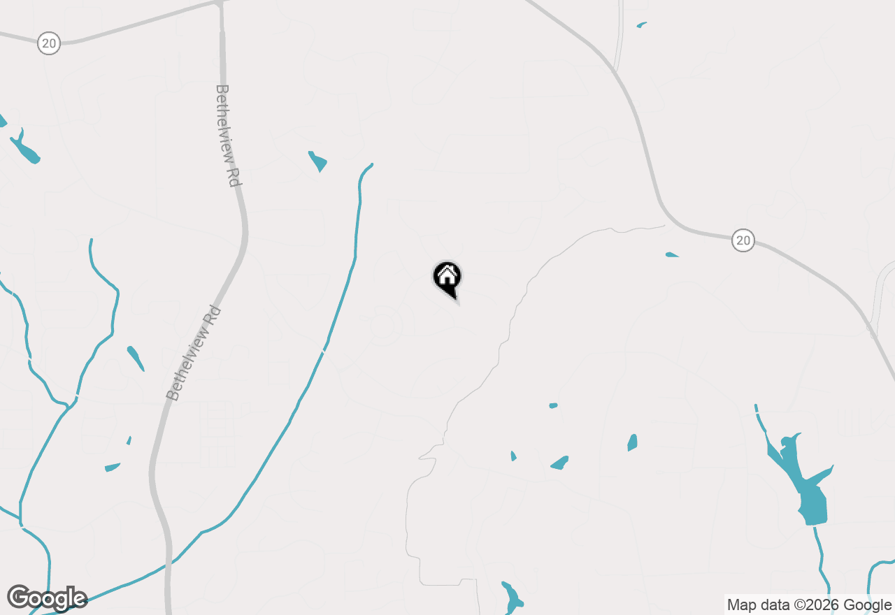 Map of 2860 Prestwood Drive, Cumming, GA 30040