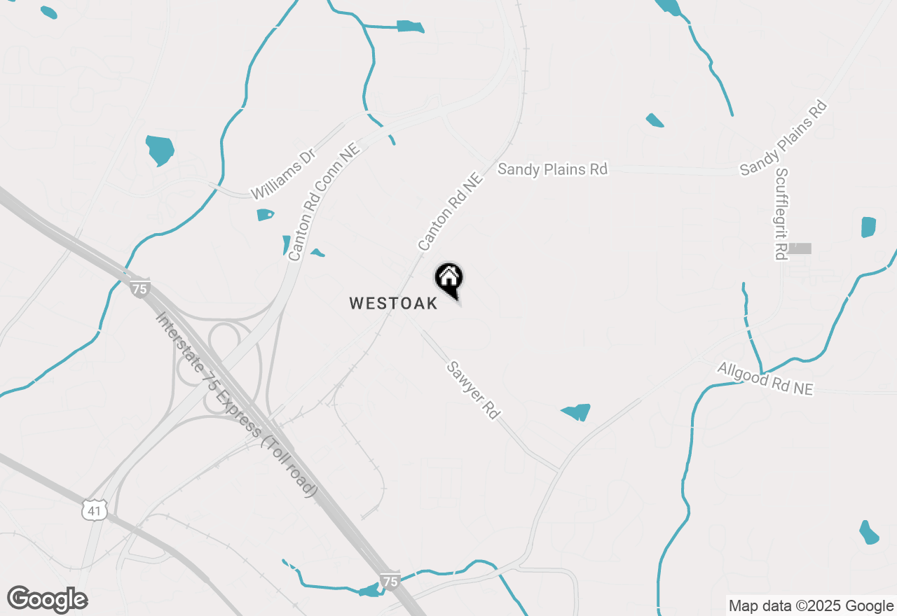 Map of 782 Prince Avenue, Marietta, GA 30062