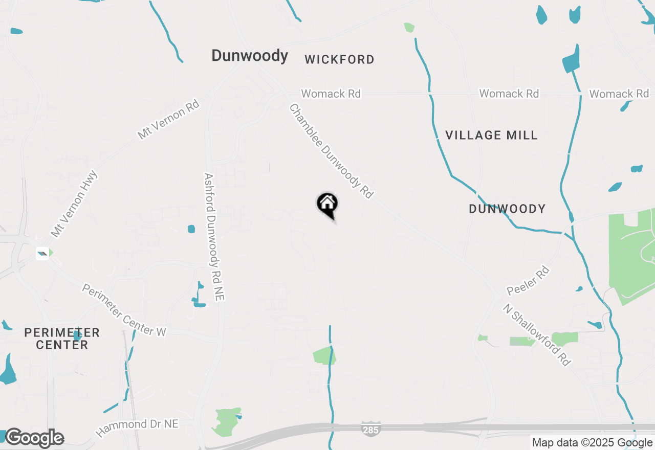 Map of 4696 Devonshire Road, Dunwoody, GA 30338
