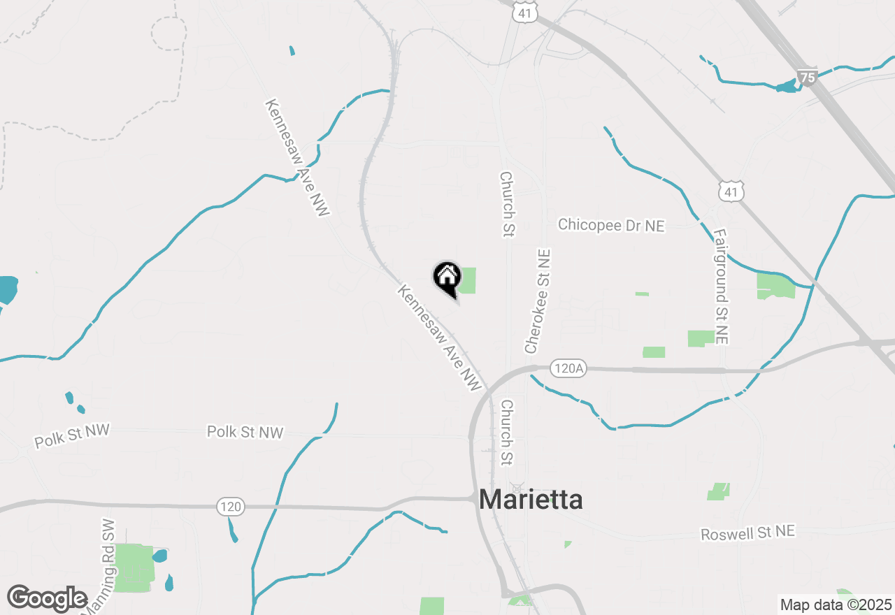 Map of 445 N Sessions Street #2/2209, Marietta, GA 30060