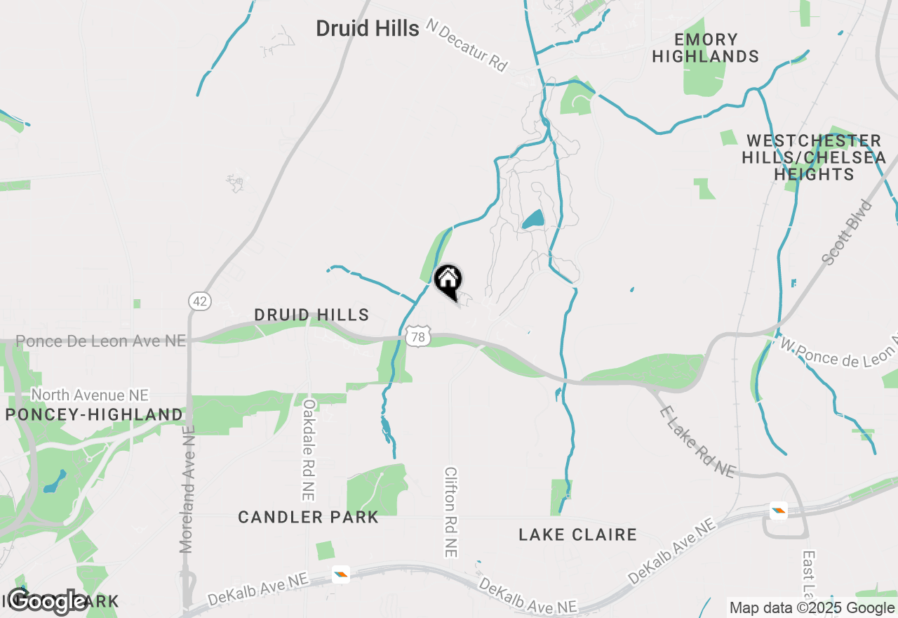 Map of 1634 Ponce De Leon Avenue Ne #514, Atlanta, GA 30307