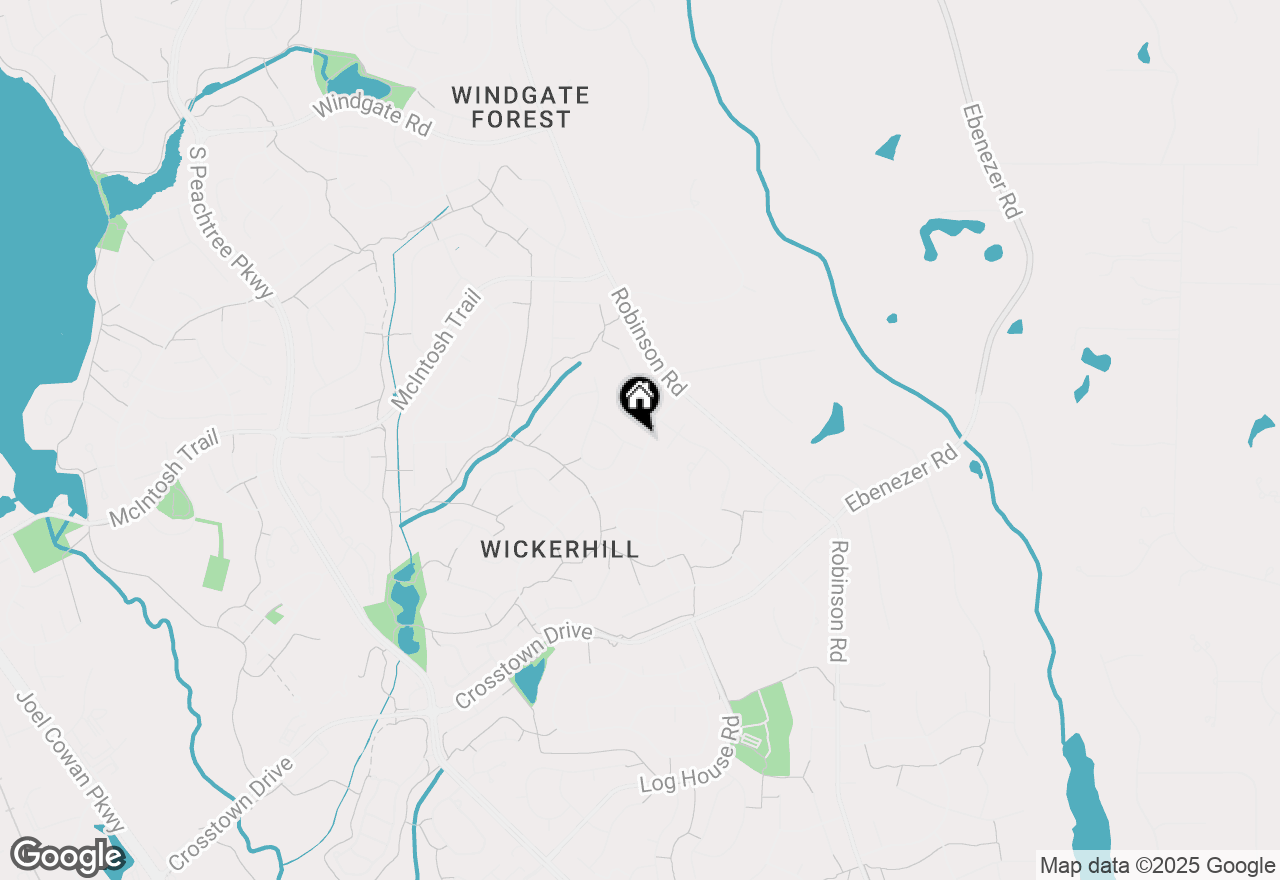 Map of 100 Dunsnay Way, Peachtree City, GA 30269