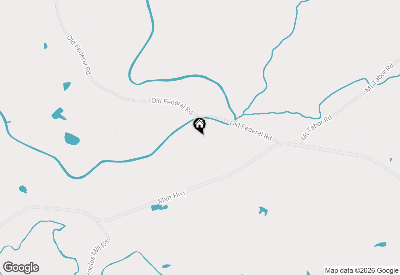 Map of 8530 Scenic Ridge Way, Ball Ground, GA 30107