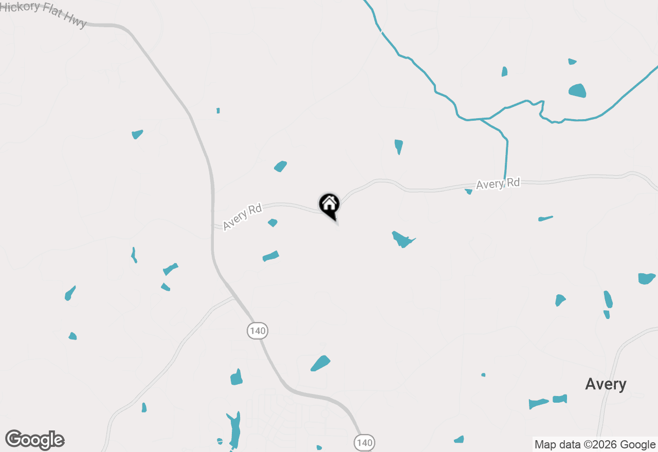 Map of 650 Avery Road, Canton, GA 30115