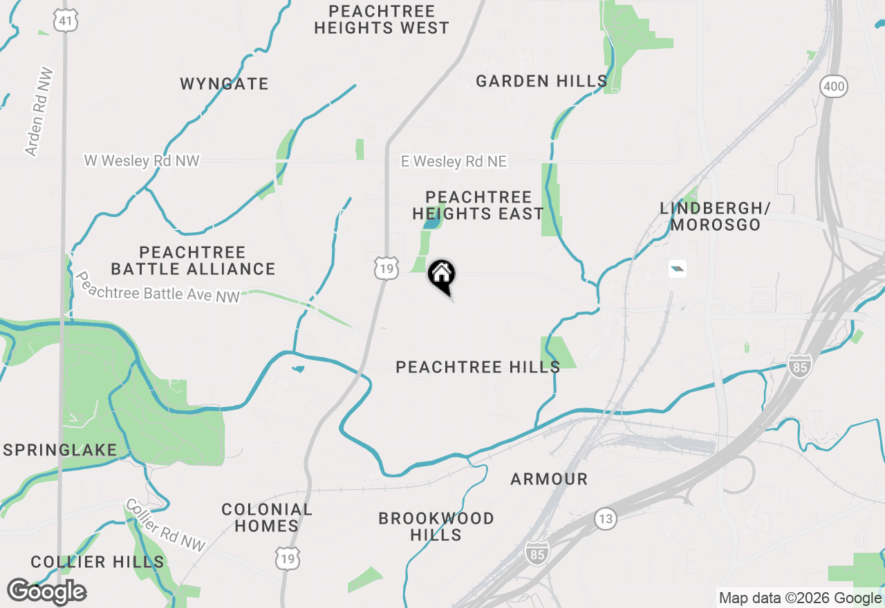 Map of 7 East Drive Ne, Atlanta, GA 30305