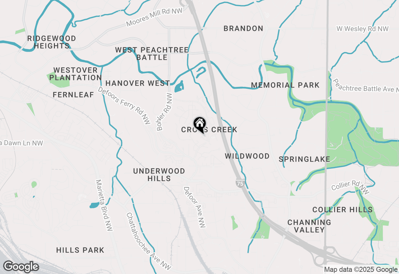 Map of 141 Maison Place Nw, Atlanta, GA 30327