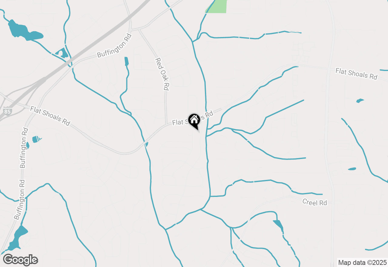 Map of 6386 Beaver Creek Trail, Atlanta, GA 30349